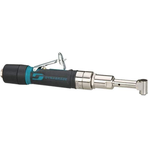 Dynabrade - 1/4" Keyless Chuck - Right Angle Handle, 3,200 RPM, 26 CFM, 0.4 hp, 90 psi - Exact Industrial Supply