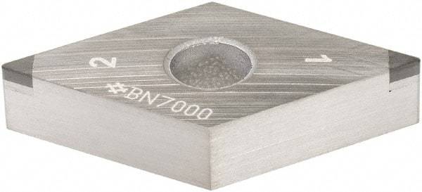 Sumitomo - 2NU-DNGA431 - Grade BN7000 PCBN Turning Insert - 55° Diamond, 1/2" Inscr Circle, 3/16" Thick, 1/64" Corner Radius - Exact Industrial Supply