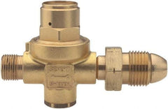 Sievert - 9/16 Male CGA Inlet Connection, Threaded Fitting, 28 Max psi, Propane Welding Regulator - 1/4 Thread, Left Hand Rotation - Exact Industrial Supply
