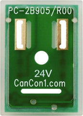 Canfield Connector - Solenoid Valve Interposed Lighted Wafer Indicator Light - Use with DIN Type Coil - Exact Industrial Supply