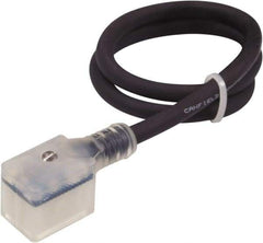 Canfield Connector - Solenoid Valve Connector/Gasket/Cord Assembly - Use with Solenoid Valves - Exact Industrial Supply