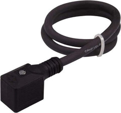 Canfield Connector - Solenoid Valve Connector/Gasket/Cord Assembly - Use with Solenoid Valves - Exact Industrial Supply