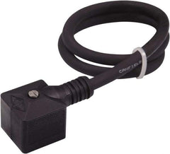 Canfield Connector - Solenoid Valve Connector/Gasket/Cord Assembly - Use with Solenoid Valves - Exact Industrial Supply