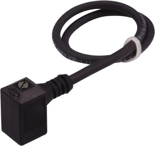 Canfield Connector - Solenoid Valve Connector/Gasket/Cord Assembly - Use with Solenoid Valves - Exact Industrial Supply