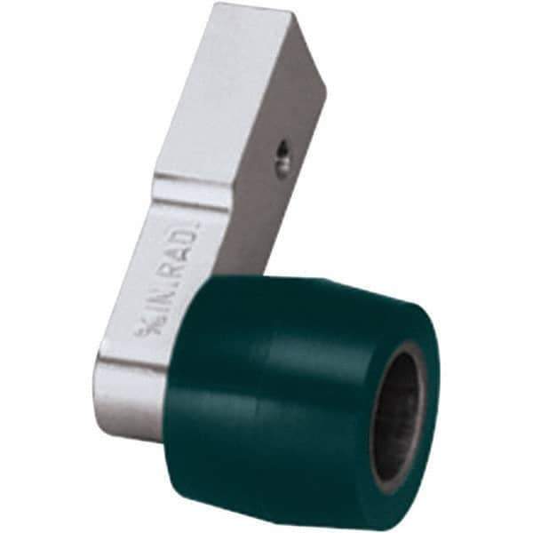 Dynabrade - 1" Wide Contact Wheel Assembly Arm - 18" Belt Length x 1" Belt Width, Flat, Urethane, 70" Contact Wheel Diam - Exact Industrial Supply