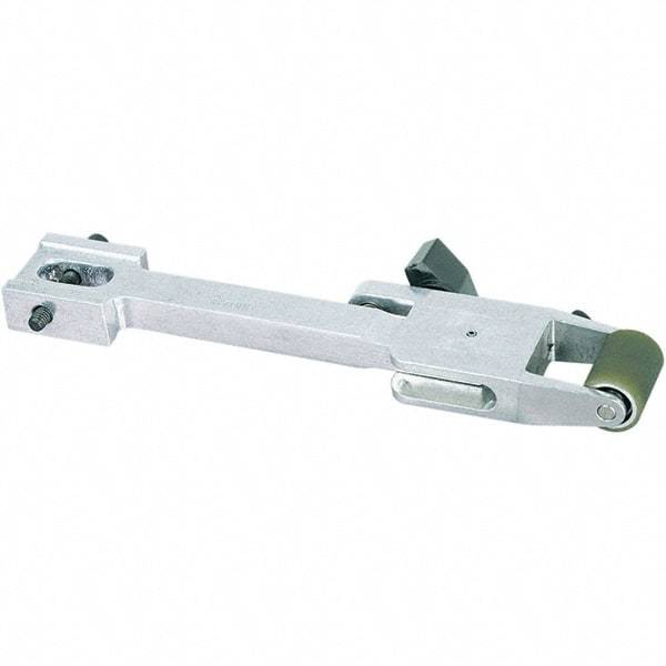 Dynabrade - 1-1/4" Wide Contact Arm - 72" Belt Length x 1-1/4" Belt Width, Urethane, 70" Contact Wheel Diam - Exact Industrial Supply