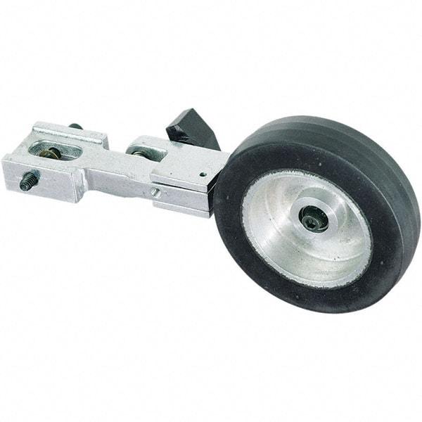 Dynabrade - 1" Wide Electric Versatility Belt Grinder Contact Arm - 72" Belt Length x 1" Belt Width, 40" Contact Wheel Diam - Exact Industrial Supply