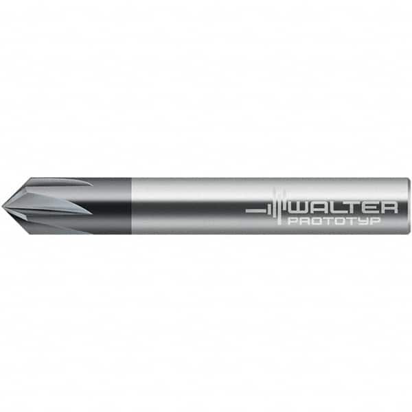 Walter-Prototyp - 1mm Diam Solid Carbide Chamfer Mill - Exact Industrial Supply