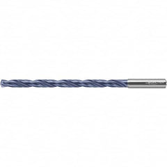 Walter-Titex - 8.8mm 140° 2-Flute Solid Carbide Extra Length Drill Bit - Exact Industrial Supply