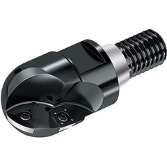 Walter - 50mm Cut Diam, 46mm Max Depth of Cut, 45mm Shank Diam, 105mm OAL, Indexable Ball Nose End Mill - 8,900 Max RPM - Exact Industrial Supply