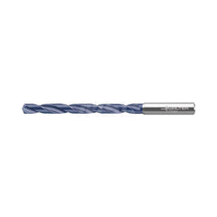 Jobber Length Drill Bit: 0.4528″ Dia, 140 °, Solid Carbide TiNAl Finish, 6.417″ OAL, Right Hand Cut, Straight-Cylindrical Shank, Series DC150-08-A1