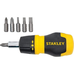 Stanley - Bit Screwdrivers Type: Multi-Bit Screwdriver Tip Type: Phillips; Slotted - Exact Industrial Supply