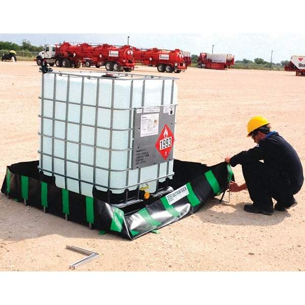 UltraTech - 810 Gal Copolymer 2000 Containment Berm, Economy Model - 13" High x 10' Wide x 10" Long - Exact Industrial Supply