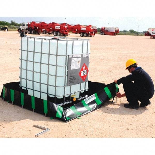 UltraTech - 798 Gal Copolymer 2000 Containment Berm, Economy Model - 20" High x 8' Wide x 8" Long - Exact Industrial Supply