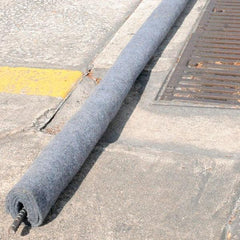 UltraTech - 3.3 Gal, 8' Long, 3" Diam, Ultra-X-TEX Trench Filter Boom - Stormwater & Construction, Gray - Exact Industrial Supply