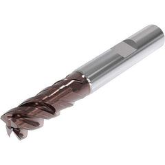 Seco - 20mm, 4 Flute, Single End, Solid Carbide, Corner Chamfer End Mill - 104mm OAL, 48° Helix, Right Hand Flute, 40mm LOC, Right Hand Cut, 51mm Extended Reach - Exact Industrial Supply