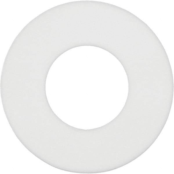 Value Collection - 12" Pipe, 12-3/4" ID x 16-1/8" OD Flange Gasket - PTFE Plastic, White, 1/16" Thick - Exact Industrial Supply