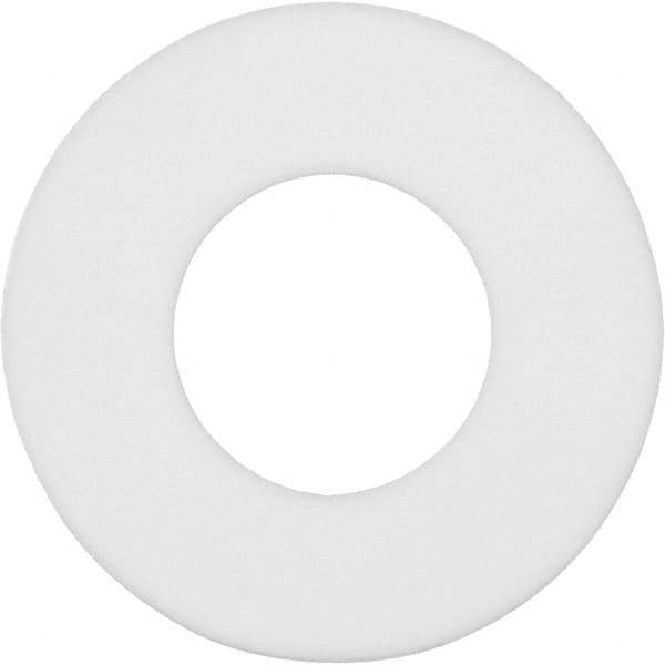 Value Collection - 10" Pipe, 10-3/4" ID x 13-3/8" OD Flange Gasket - PTFE Plastic, White, 1/8" Thick - Exact Industrial Supply