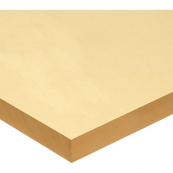 Value Collection - 3/16" Thick x 3/4" Wide x 120" Long, Plain Polyurethane Strip - Stock Length, 60 Shore A Durometer, -20 to 180°F, Amber - Exact Industrial Supply