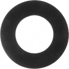 Value Collection - 12" Pipe, 12-3/4" ID x 16-1/8" OD Flange Gasket - Viton Rubber, Black, 1/16" Thick - Exact Industrial Supply