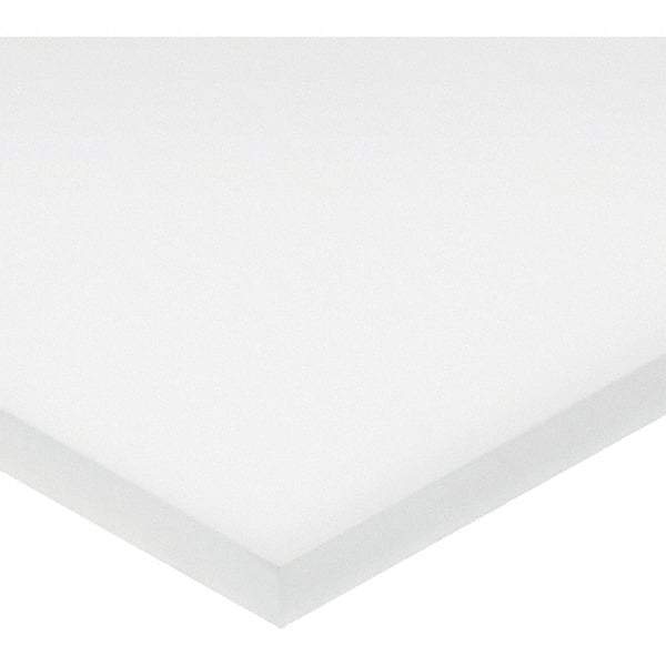 Value Collection - 1/16" Thick x 1' Wide x 1' Long, ePTFE Sheet - White, General Purpose Grade - Exact Industrial Supply