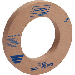 Centerless & Cylindrical Grinding Wheels; Wheel Diameter (Inch): 24; Wheel Width (Inch): 1; Hole Size (Inch): 12; Wheel Type Number: Type 1; Abrasive Material: Aluminum Oxide; Maximum Rpm: 1350; Grade: Fine; Wheel Hardness: I; Bond Type: Vitrified; Recess