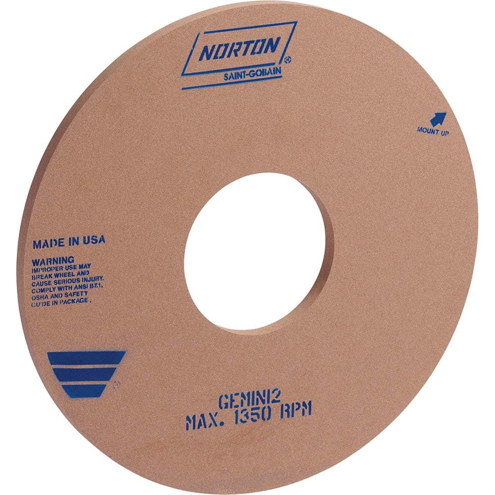 Norton - Centerless & Cylindrical Grinding Wheels Wheel Diameter (Inch): 16 Wheel Width (Inch): 1 - Exact Industrial Supply