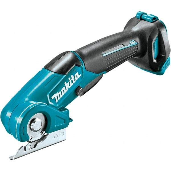 Makita - 12 Volt, lnline Handle, Handheld Cordless Shear - 1/4" Cutting Capacity - Exact Industrial Supply