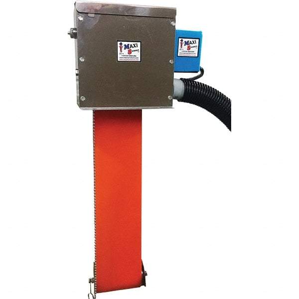 Mini-Skimmer - 60" Reach, 3 GPH Oil Removal Capacity, 115 Max Volt Rating, 60 Hz, Belt Oil Skimmer - 40 to 120° (Poly), 220° (Stainless) - Exact Industrial Supply