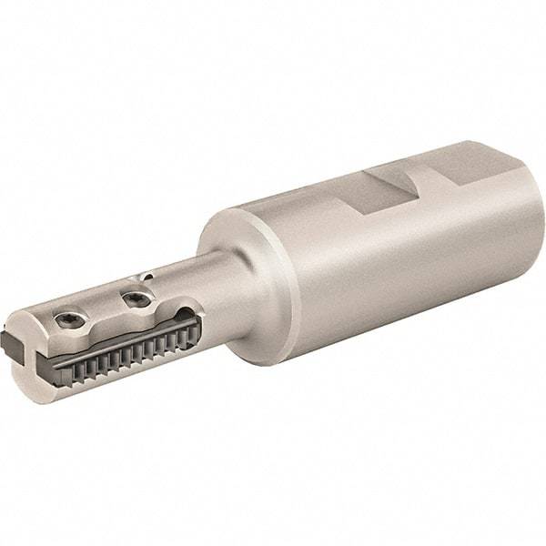 Vargus - 1.181" Cut Diam, 2.2" Max Depth of Cut, 1" Shank Diam, Internal/External Indexable Thread Mill - Insert Style 25S, 5 Inserts, Toolholder Style RTMC, 4.488" OAL - Exact Industrial Supply