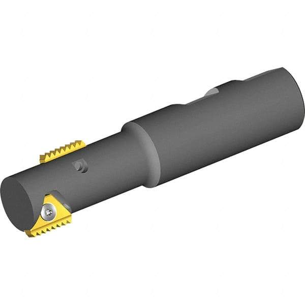 Vargus - 0.787" Cut Diam, 1.69" Max Depth of Cut, 3/4" Shank Diam, Internal/External Indexable Thread Mill - Insert Style 3, 3/8" Insert Size, 1 Insert, Toolholder Style TMOC, 3.74" OAL - Exact Industrial Supply