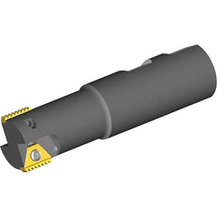 Vargus - 1.024" Cut Diam, 1.69" Max Depth of Cut, 1" Shank Diam, Internal/External Indexable Thread Mill - Insert Style 3, 3/8" Insert Size, 2 Inserts, Toolholder Style TM2C, 4.016" OAL - Exact Industrial Supply