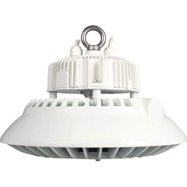 Eiko Global - 1 Lamp, 200 Watts, LED, High Bay Fixture - 250mm High x 11.81" Wide, 120-277 Volt, Steel Housing - Exact Industrial Supply