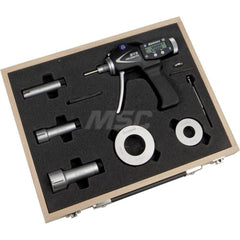 Electronic Bore Gages; Maximum Measurement: 2.00; Minimum Measurement (Decimal Inch): 1; Accuracy: 0.00015″; Pistol Grip: Yes; Gage Depth (Inch): various; Material: Tungsten Carbide; Batteries Included: Yes; Number Of Batteries: 1; Battery Size: 3V; Batte