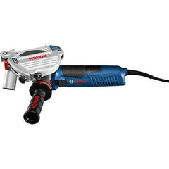 Bosch - 5" Wheel Diam, 11,500 RPM, Corded Angle & Disc Grinder - 5/8-11 Spindle, 120 Volts, 13 Amps - Exact Industrial Supply