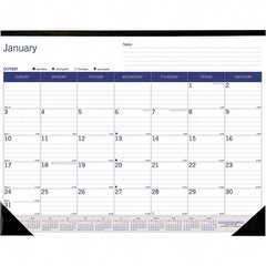 Blueline - Note Pads, Writing Pads & Notebooks Writing Pads & Notebook Type: Desk Pad Calendar Size: 22 x 17 - Exact Industrial Supply