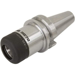 Seco - 15mm to 16mm Capacity, 133mm Projection, BT40 Dual Contact Taper, HP25 Collet Chuck - 225.4mm OAL - Exact Industrial Supply