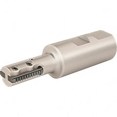 Vargus - 19mm Cut Diam, 44mm Max Hole Depth, 25mm Shank Diam, Internal/External Indexable Thread Mill - Insert Style R25, 2 Inserts, Toolholder Style RTMC, 100mm OAL - Exact Industrial Supply