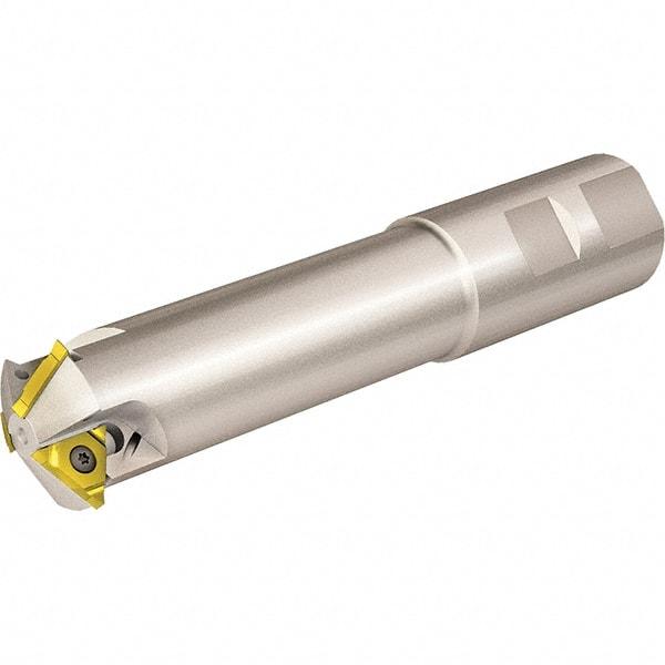 Vargus - 36.5mm Cut Diam, 95mm Max Hole Depth, 32mm Shank Diam, Internal/External Indexable Thread Mill - Insert Style 3UI, 3/8" Insert Size, 3 Inserts, Toolholder Style TM SC W, 166mm OAL - Exact Industrial Supply