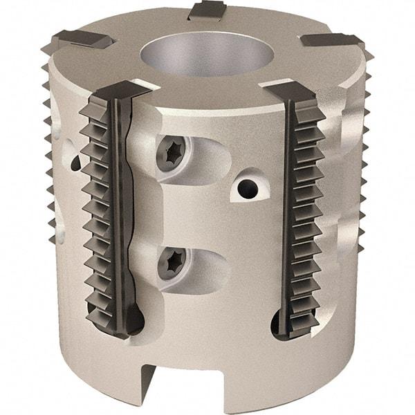 Vargus - 35.9mm Cut Diam, 200mm Max Hole Depth, 16mm Shank Diam, Internal/External Indexable Thread Mill - Insert Style R25, 5 Inserts, Toolholder Style RTMC-D, 33.5mm OAL - Exact Industrial Supply