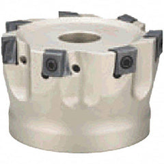 Tungaloy - 100mm Cut Diam, 1-1/4" Arbor Hole Diam, Indexable Square-Shoulder Face Mill - Exact Industrial Supply