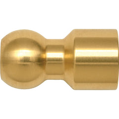 Loc-Line - Coolant Hose Adapters, Connectors & Sockets; Type: Adapter ; Hose Inside Diameter (Inch): 1/4 ; Thread Type: NonThreaded ; Connection Type: 1/8 NPT ; Body Material: Brass ; Maximum Flow Rate (GPM): 4.17 - Exact Industrial Supply