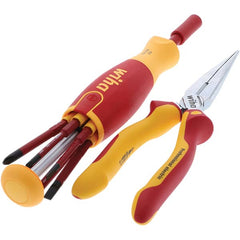 Wiha - 8 Piece Insulated Hand Tool Set - Exact Industrial Supply