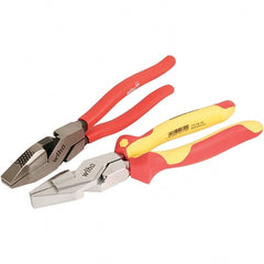 Wiha - Plier Sets Set Type: Insulated Pliers; Linesman Pliers Number of Pieces: 2 - Exact Industrial Supply