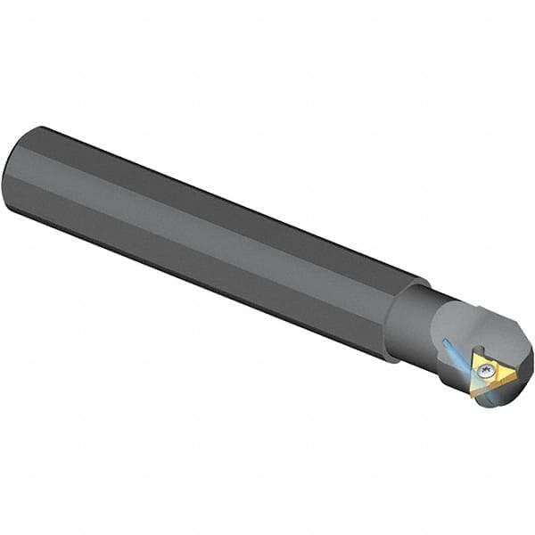 Vargus - Internal Thread, Left Hand Cut, 32mm Shank Width x 29mm Shank Height Indexable Threading Toolholder - 250mm OAL, 5UI Insert Compatibility, NVRC Toolholder, Series U Style - Exact Industrial Supply