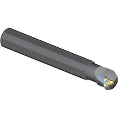 Vargus - Internal Thread, Left Hand Cut, 32mm Shank Width x 29mm Shank Height Indexable Threading Toolholder - 250mm OAL, 5UI Insert Compatibility, NVRC Toolholder, Series U Style - Exact Industrial Supply