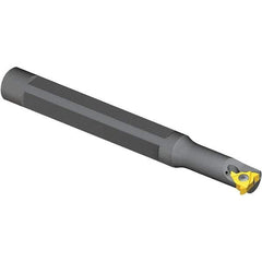 Vargus - Internal Thread, Left Hand Cut, 1/2" Shank Width x 0.49" Shank Height Indexable Threading Toolholder - 3-1/2" OAL, 6.0KIL Insert Compatibility, BNVRC Toolholder, Series Mini 3 - Exact Industrial Supply