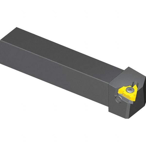 Vargus - External Thread, Left Hand Cut, 1-1/4" Shank Width x 1-1/4" Shank Height Indexable Threading Toolholder - 6" OAL, 5/8 EL Insert Compatibility, AL Toolholder, Series Standard FQ - Exact Industrial Supply