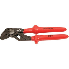 Wiha - 10" OAL, 1-7/8" Max Capacity, Quick-Adjusting Tongue & Groove Pliers - Exact Industrial Supply