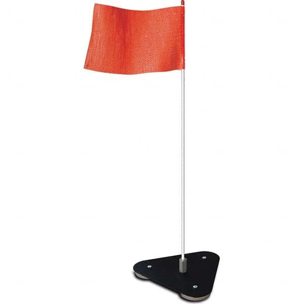 Checkers - Marking Flags Type: Warning Whip Flag Message or Pattern: Solid Color - Exact Industrial Supply